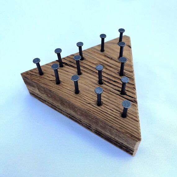 Peg Solitaire | Cracker Barrel Puzzle | Handm...