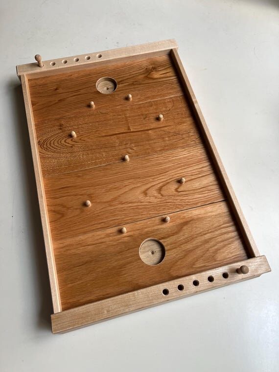 Coin Hockey Board; Finger Hockey Board; Handm...