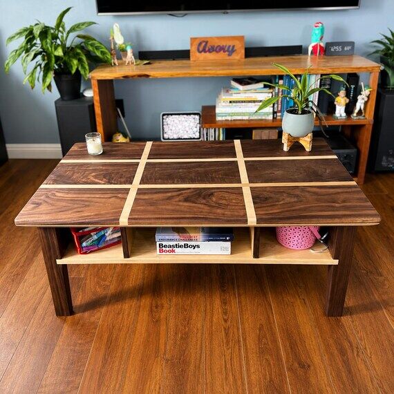 Modern Coffee Table with Inlays...