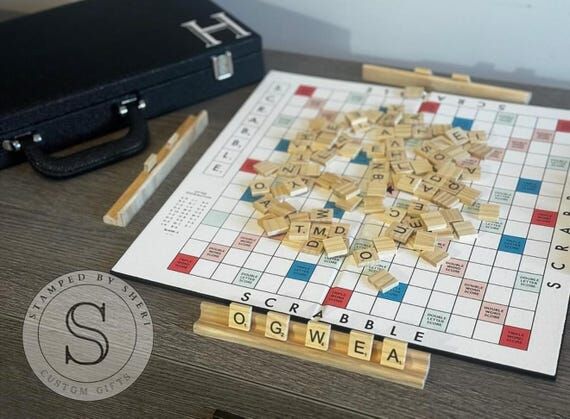 Onyx Scrabble Set | Elegant Travel Word Game ...