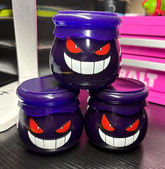 Collectable Anime character jars - Gengar...