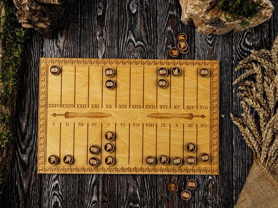 Tabula Board Game, Roman Backgammon, Tabula G...
