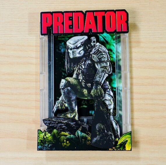 Handcut 3D Predator Fridge Magnet: Sci-Fi Mov...