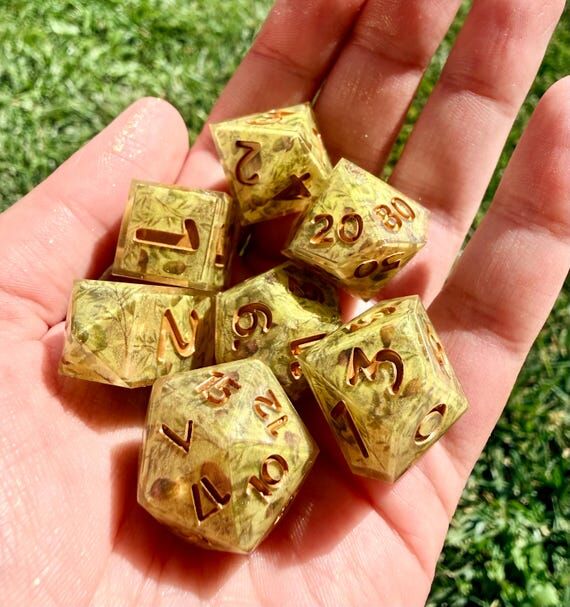 Twigs and Acorns | handmade polyhedral resin ...