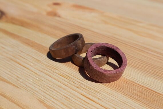 Handmade Customized Wood Ring...
