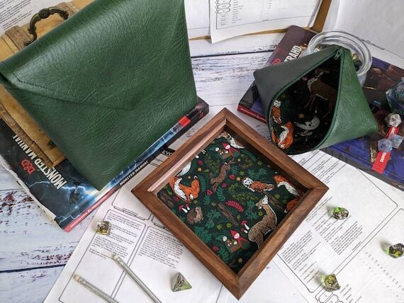 READY TO SHIP - Woodland Creatures Dice Tray ...