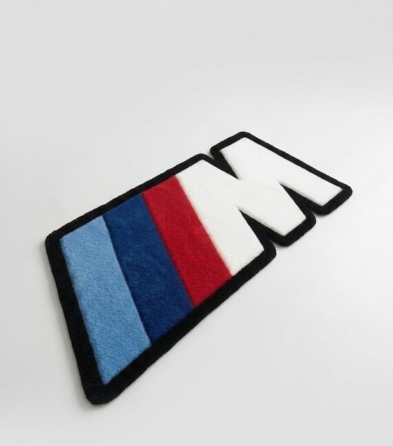 Custom Tufted BMW M Logo Rug | Handmade Floor...