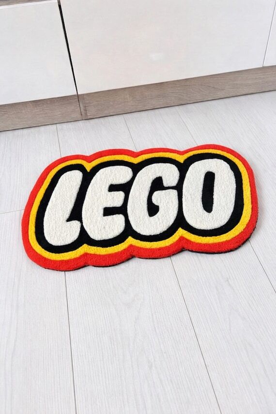 Colorful Tufted Word Rug | Fun Room Decor | G...