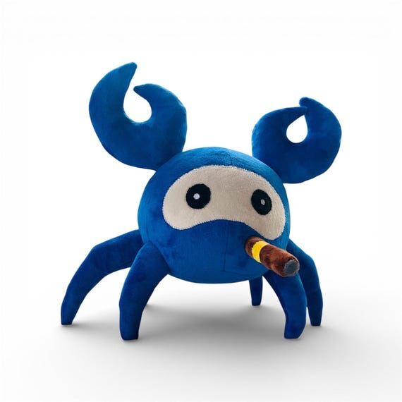 Spy Crab Plushie,Inspired Game Character,Deco...