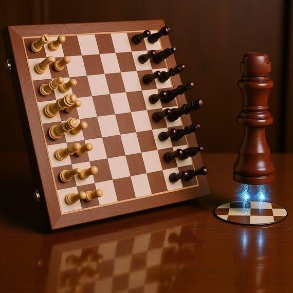 Personalized Magnetic Wooden Chess Set | Trav...