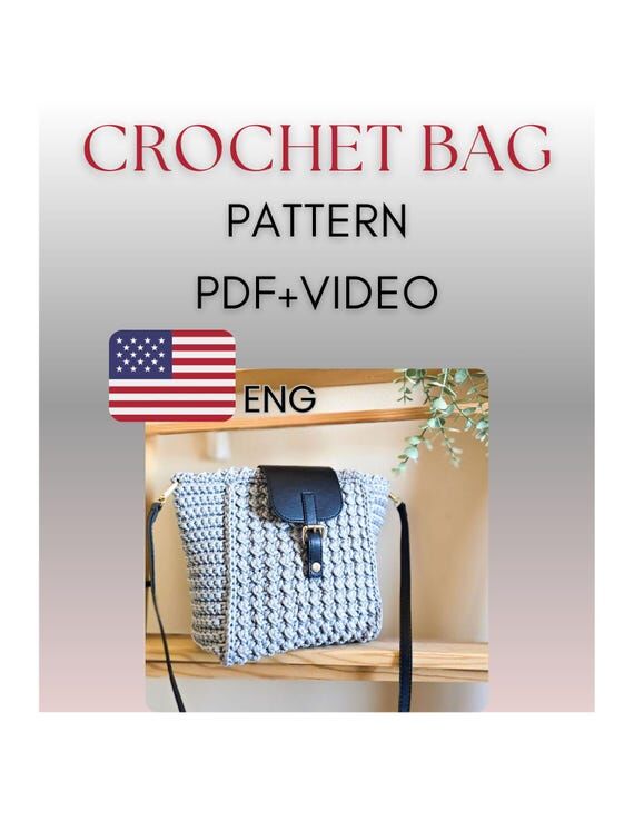 Crochet Bag Pattern: Auger Wool Purse, Woman'...