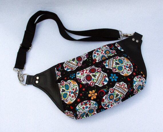 Fanny Pack - Sugar Skull Waist Bag...