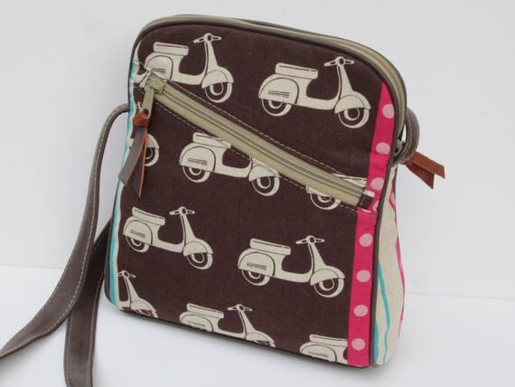 Small Shoulder Bag | Japanese Echino Textile...