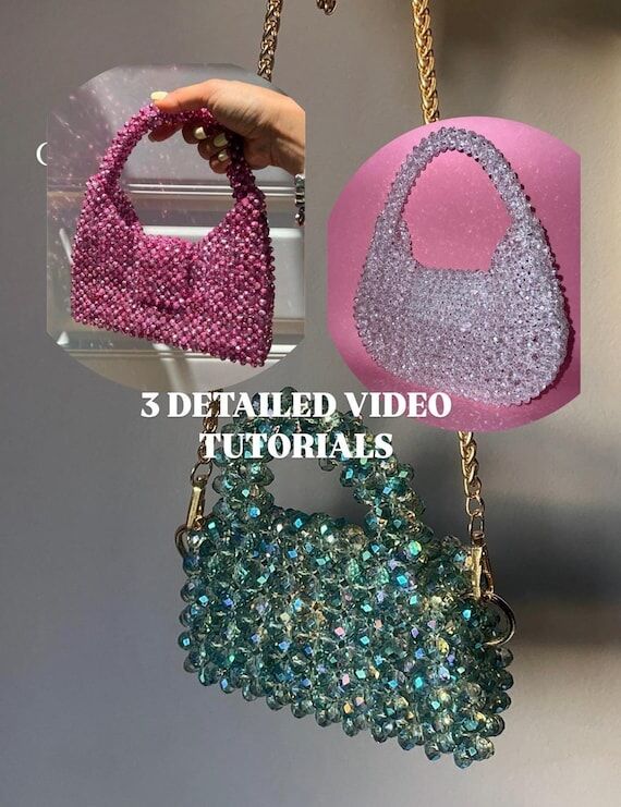 Crystal Bag Video Tutorial Bundle: 3 Weaving ...