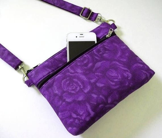 Small Crossbody Cell Phone Bag, Everyday Zipp...