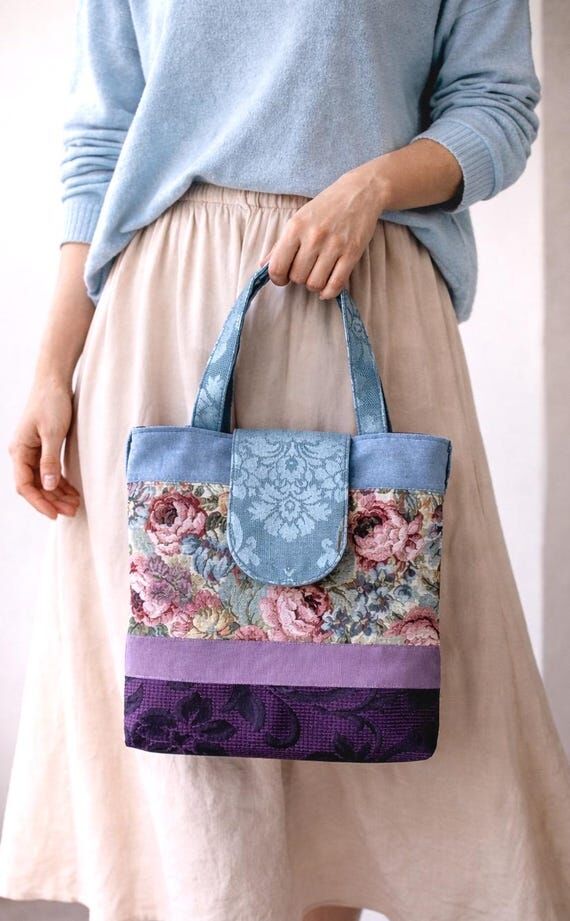 Elegant and versatile handcrafted floral bag ...