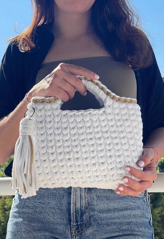 DIY Crochet Bag Pattern, Womans bag Handmade ...