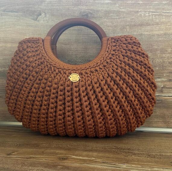 Custom-made, crocheted bag, handmade bag...