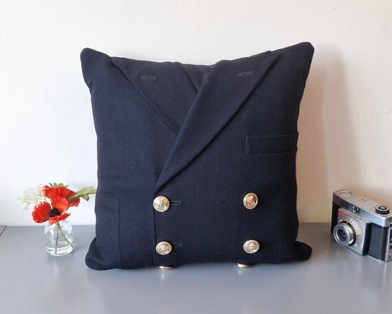 Upcycled Royal Navy male No1 Service Dress un...