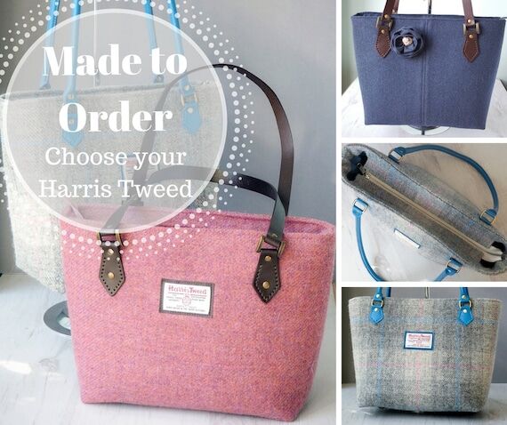 MADE TO ORDER - Harris Tweed tote bag | larg...