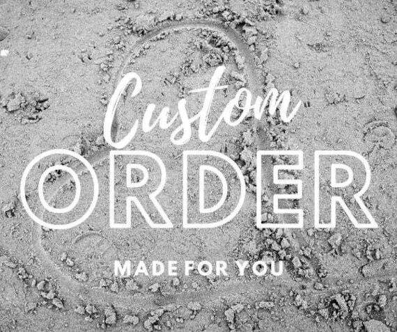 MADE TO ORDER - Please read description -priv...
