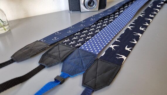 Handmade Fabric Camera Strap, with adjustable...