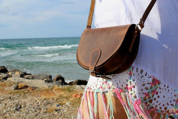 Small Leather Cross Body Bag, small women's p...