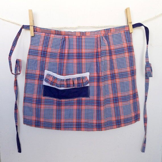 Handmade cooking apron, cotton apron, apron f...