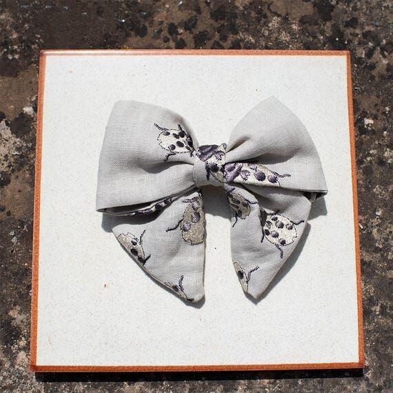 Handmade hair clip, bow hair clip, bow hair c...