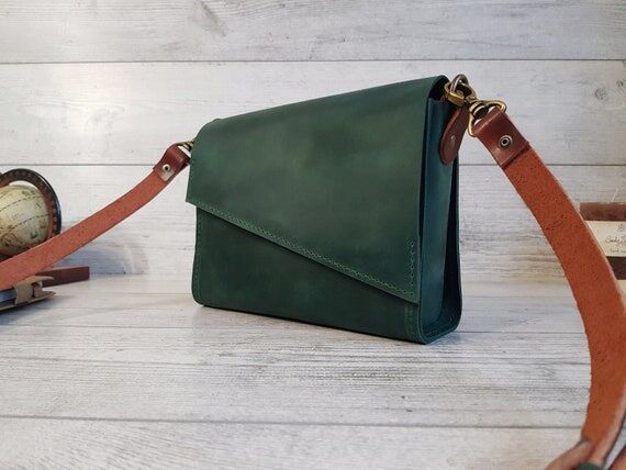 Small leather purse women, leather crossbody ...