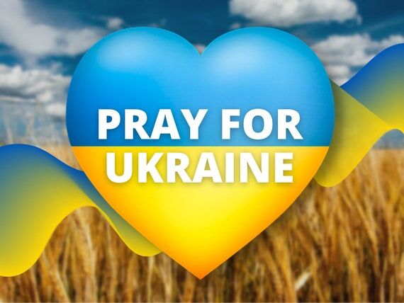 Art from Ukrainian seller shop, I pray for pe...