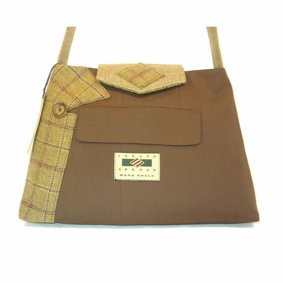 Alexander #1517 Recycled Suit Coat Handbag Ev...