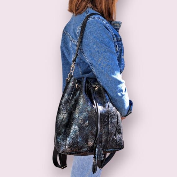 Convertible Leather Backpack Purse: Hobo Buck...