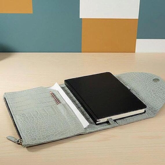 Embossed Leather Planner – Personalized A5 ...