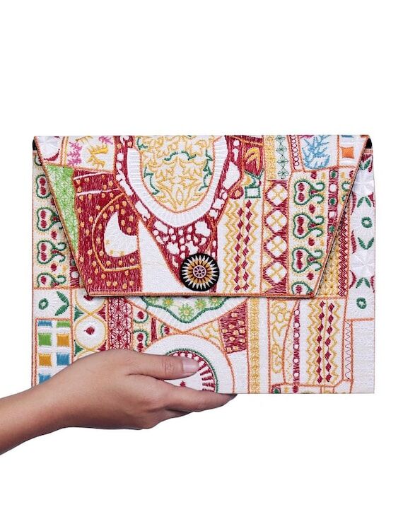 Indi Style Bohemian Clutch Bag Handmade in Th...