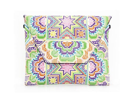 Boho Wedding Clutch Bag With Embroidery Detai...