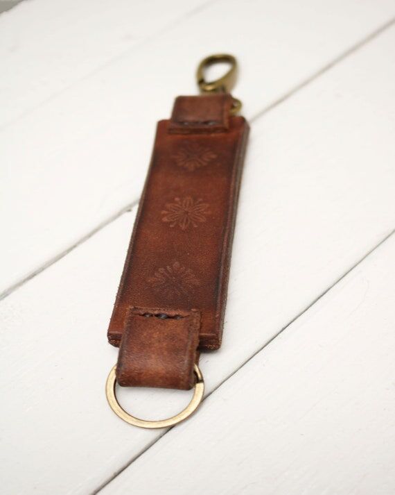 Keyring, Leather Key Ring, Leather Keyring, L...