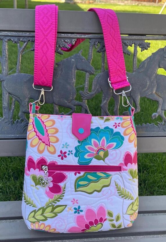 Tower Crossbody Purse with Lila Tueller Fabri...