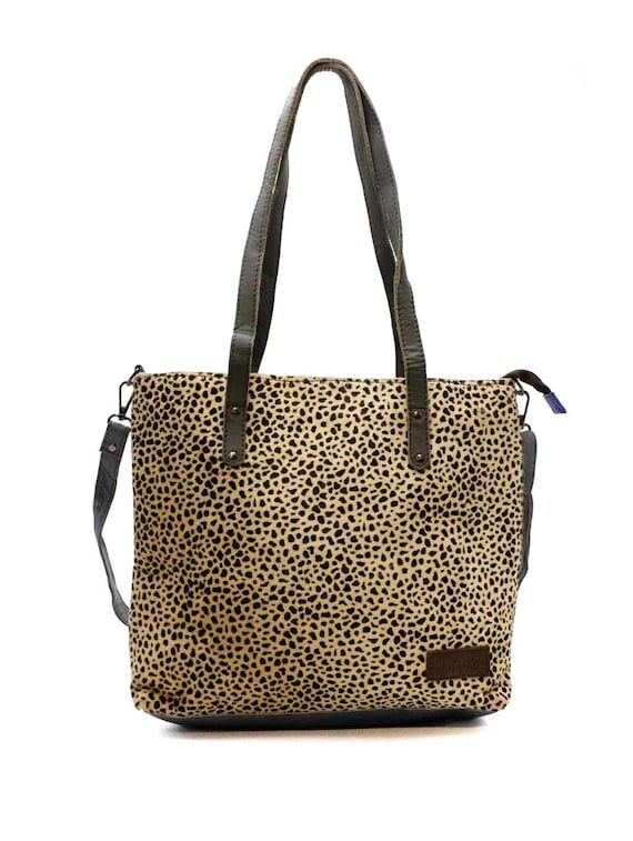 Recycled Leather Shoulder Bag · Large Bold A...