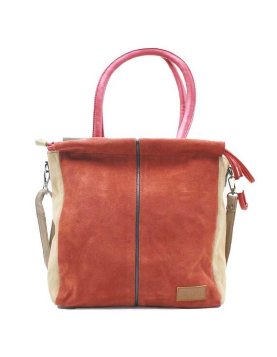 Women’s shoulder bag · Two-tone recycled l...