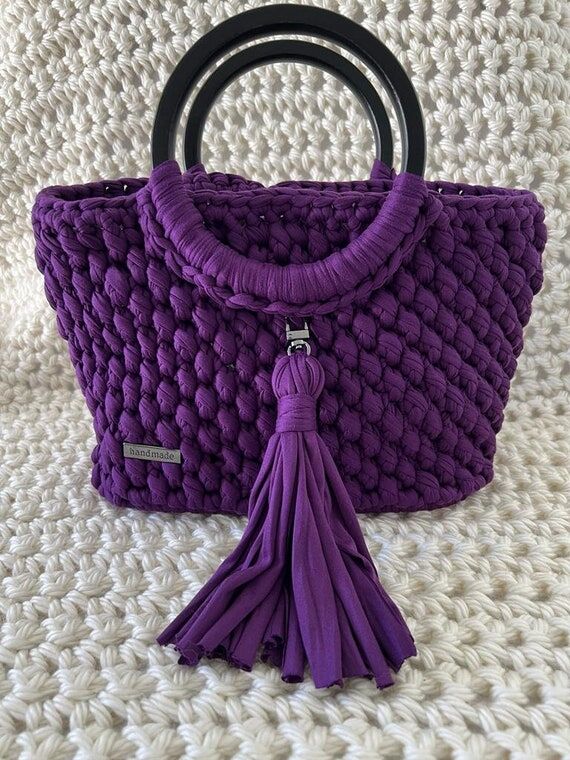 Oli- Crochet purse, Handmade Purse, Modern St...