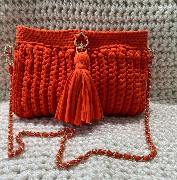Chiqui - Crochet Shoulder Bag, Handmade Purse...