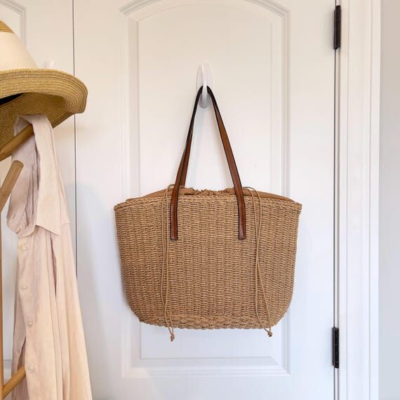 French Market Tote for Summer Beach Vacation ...