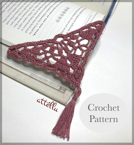 Crochet Bookmark Pattern: Victorian Triangle ...