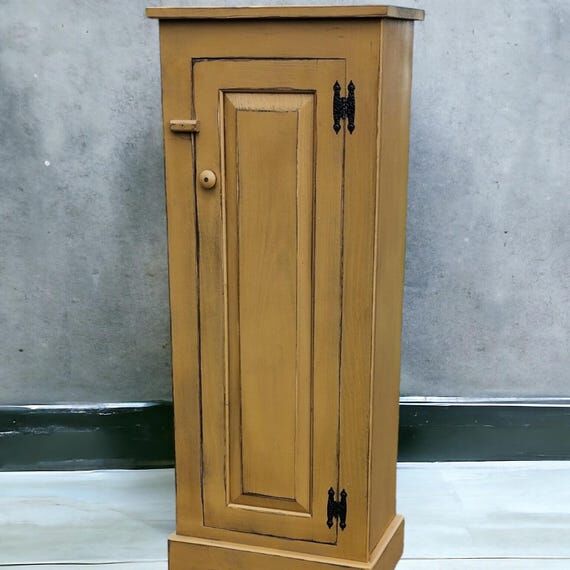 Rustic handcrafted small kitchen cabinet, pri...