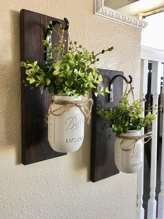 Farmhouse Decor Sconce Set of 2 or Single, Wa...