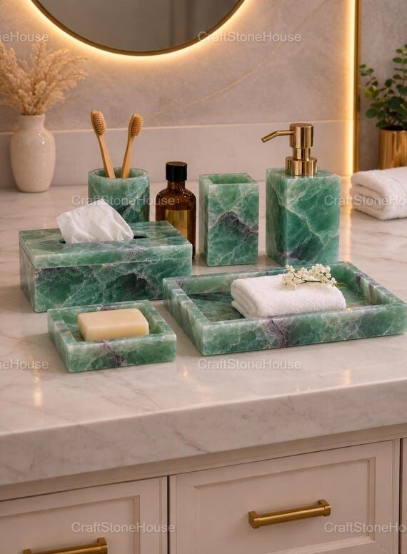 Red Onyx Bathroom Vanity Set Luxury Onyx Bath...
