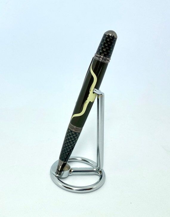 Unique Writing Pen, Long Horn Twist Ink Pen,G...