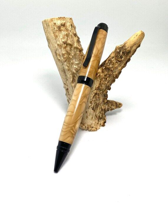 Tan Swirl Acrylic Ink Pen,Cigar Ink Pen,Twist...