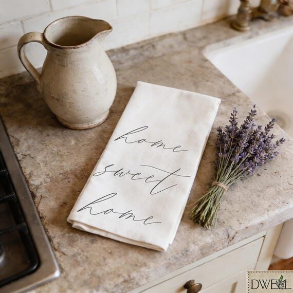 Tea Towel - Home Sweet Home | Housewarming Gi...